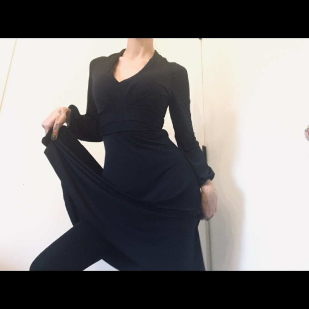 Moda International Classic Navy Wrap Dress